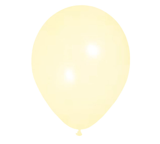 Pastel Macaron YELLOW Helium Latex Balloon